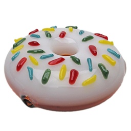 [bsp001] BoroSci 3" Glass Sprinkle Donut Handpipe