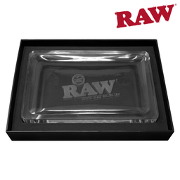 [h736] Raw Crystal Glass Rolling Tray