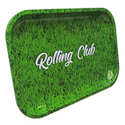 [rctr005] Rolling Club Metal Rolling Tray - Medium - Grass