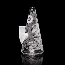 [mkyg004] Glass Bong - Milkyway 6" Hypnotic Pyramid Rig/Bubbler