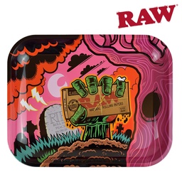 [h737] Raw Zombie Rolling Tray Large 13.6" x 11" x 1.2"