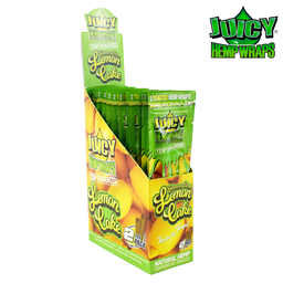 [jhw102b] Juicy Jay Terp-Infused 2x Hemp Wrap Lemon Cake - Box of 25