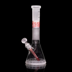 [mkyg006] Glass Bong - Milkyway 15" 9mm Bio-Grid Beaker