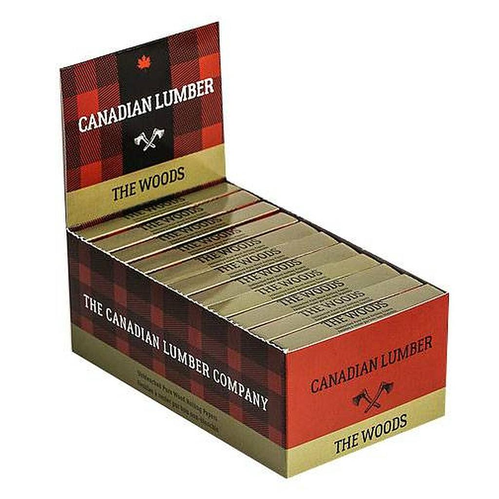 Rolling Papers Canadian Lumber Wood Pulp 1.25 W/ Tips Box/22