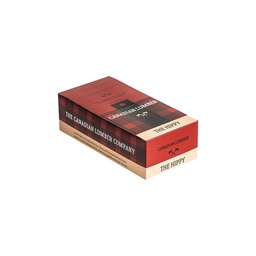 [pap100b] Rolling Papers Canadian Lumber Hippy Hemp 1.25 W/ Tips Box/22