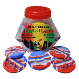 [dw073f] Storage Silicone Wax and Extracts Container Fish Bowl/10pcs