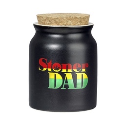 [fct043] Storage Jar Stoner Dad Stash Jar Rasta