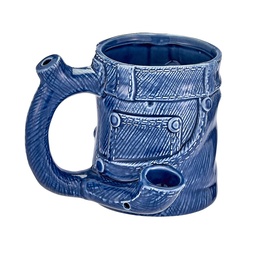 [fct054] Jeans Ceramic Mug  Pipe