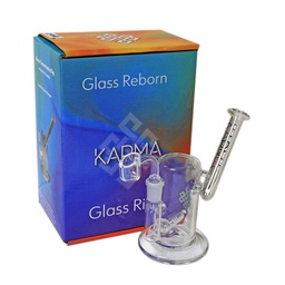 [kmgc013] Glass Rig Karma Glass 7" Sidecar Inline W/ Banger