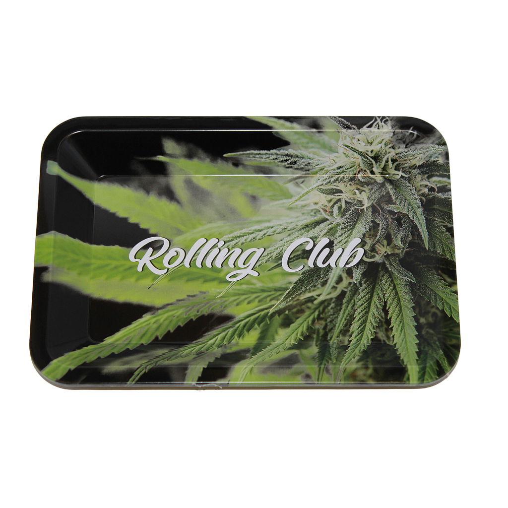 [rctr014] Rolling Club Metal Rolling Tray - Small - Perfect Crop