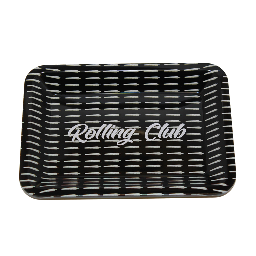 [rctr019] Rolling Club Metal Rolling Tray - Small - Joints