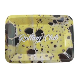 [rctr022] Rolling Club Metal Rolling Tray - Small - Shatter