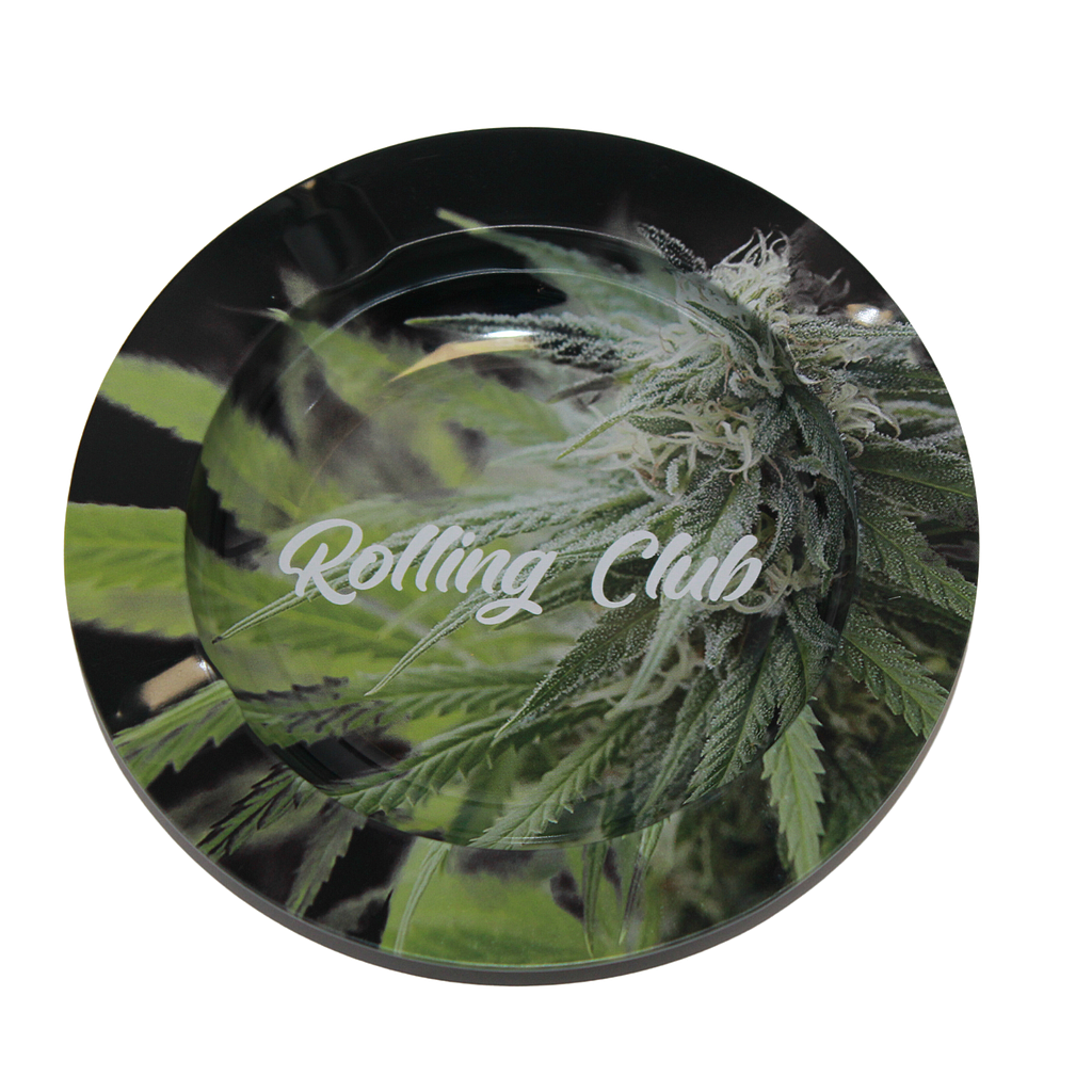 Rolling Club Metal Ashtray - Small - Perfect Crop