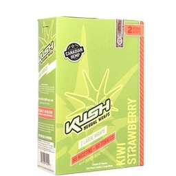 [kuhw010b] Hemp Wrap Kush Kiwi Strawberry Box of 25