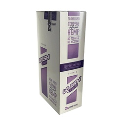 [kuhw017b] Hemp Wrap Kush Terpenes Purple Box of 15