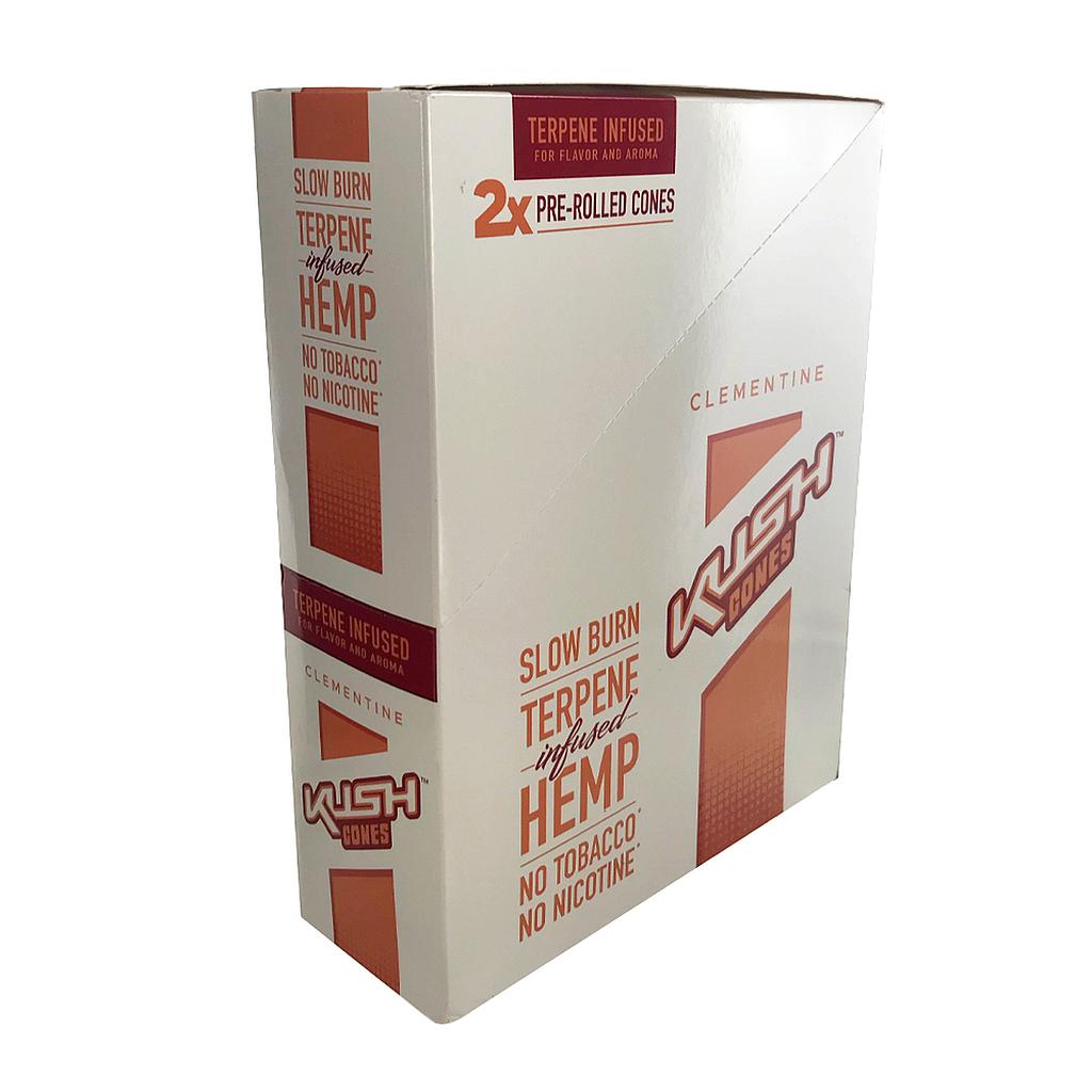 Hemp Wrap Kush Cone Terpenes Clementine Box of 12