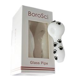 [bsp003] Glass Pipe BoroSci 4" Dog Paw