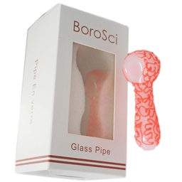 [bsp004] Glass Pipe BoroSci 4" Squiggly
