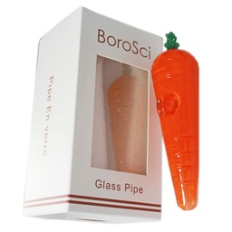 [bsp007] Glass Pipe BoroSci 5.5" Carrot