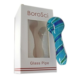 [bsp010] Glass Pipe BoroSci 4" Sea
