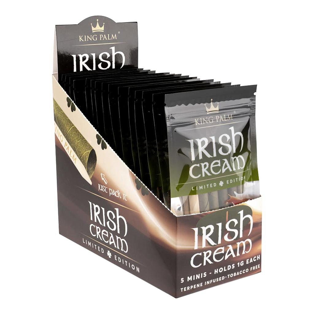 King Palm Mini Irish Pre-Roll Pouch - Irish Cream - 5 Per Pack  - Box Of 15