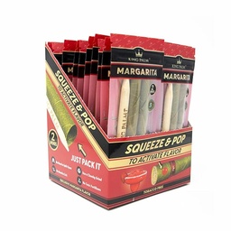 [pap112b] King Palm Mini Pre-Roll Pouch - Margarita - 2 Per Pack - Box Of 20 
