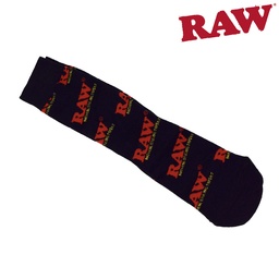 [h788] Raw Socks Black
