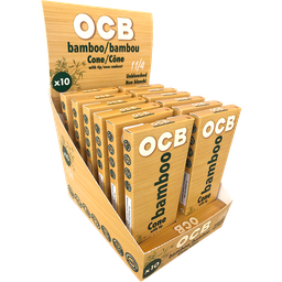 [ocb031b] Rolling Papers OCB Bamboo Cones 1.25 - 10 Pack - Box of 12