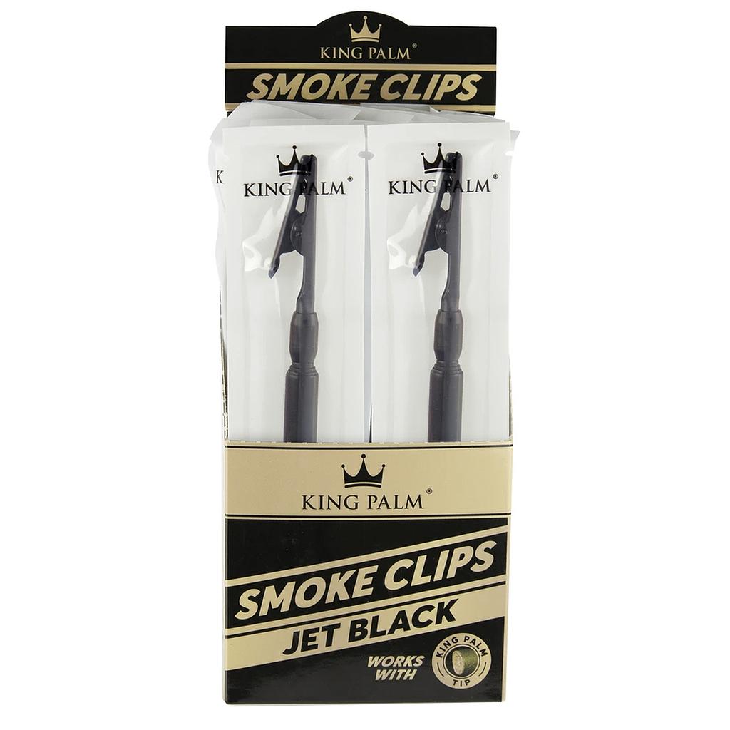 Roach Clips King Palm Extendable Black Box Of 24