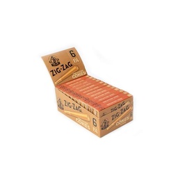 [zz011b] Pre Rolled Cones Unbleached 1 1/4 Rolling Papers Box of 24