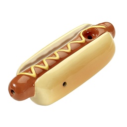 [fct059] Ceramic Pipe Hot Dog Shaped