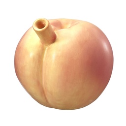 [fct061] Ceramic Pipe Peach Shaped