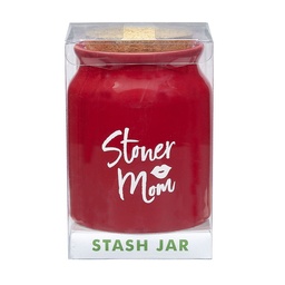 [fct077] Storage Jar Stoner Mom Stash Jar Red