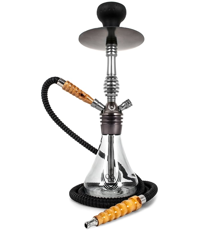 17.5" Sahara Smoke Hookah Genesis - Silver