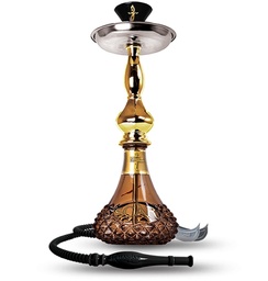 [ssc024b] 18" Sahara Smoke Hookah Khanjar - Amber