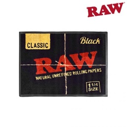 [h799] Raw Black Doormat Small