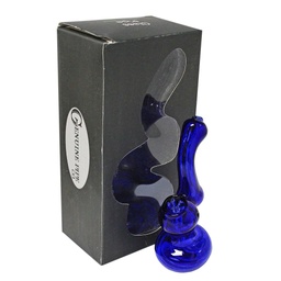[gpb011] Glass Bubbler Genuine Pipe Co 5" Stand Up Blue