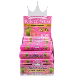 [pap130b] King Palm Cones Mini Pre-Roll Guava 1 Per Pack Box of 24