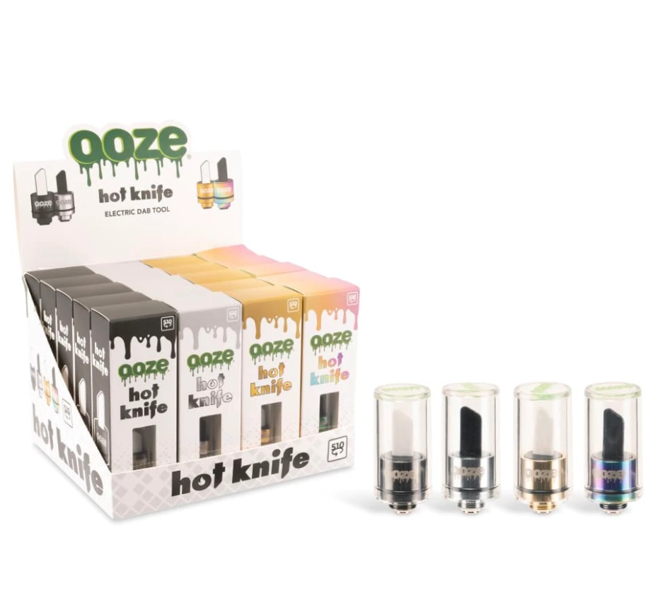 Vaporizer Accessory Ooze Hot Knife 510 Thread Electric Dab Tool Assorted Box of 12