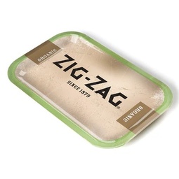 [zz103] Zig Zag Metal Rolling Tray - Medium - Organic