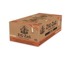 [zz016b] Pre Rolled Zig Zag Unbleached 1 1/4 Rolling Kit Papers Box of 24