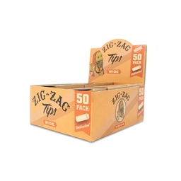 [zz018b] Rolling Tips Zig Zag Wide Tips Box of 50