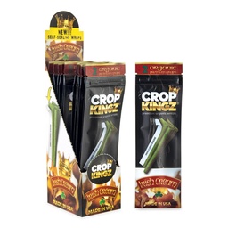 [ooz036b] Hemp Wraps Crop Kingz 2pk Irish Cream Self Sealing Box of 15