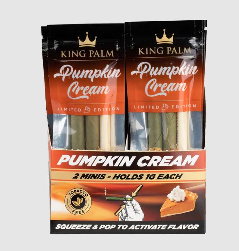 King Palm Mini Pre-Roll - Pumpkin Cream - 2 per pack Box of 20