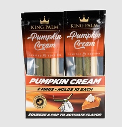 [pap137b] King Palm Mini Pre-Roll - Pumpkin Cream - 2 per pack Box of 20