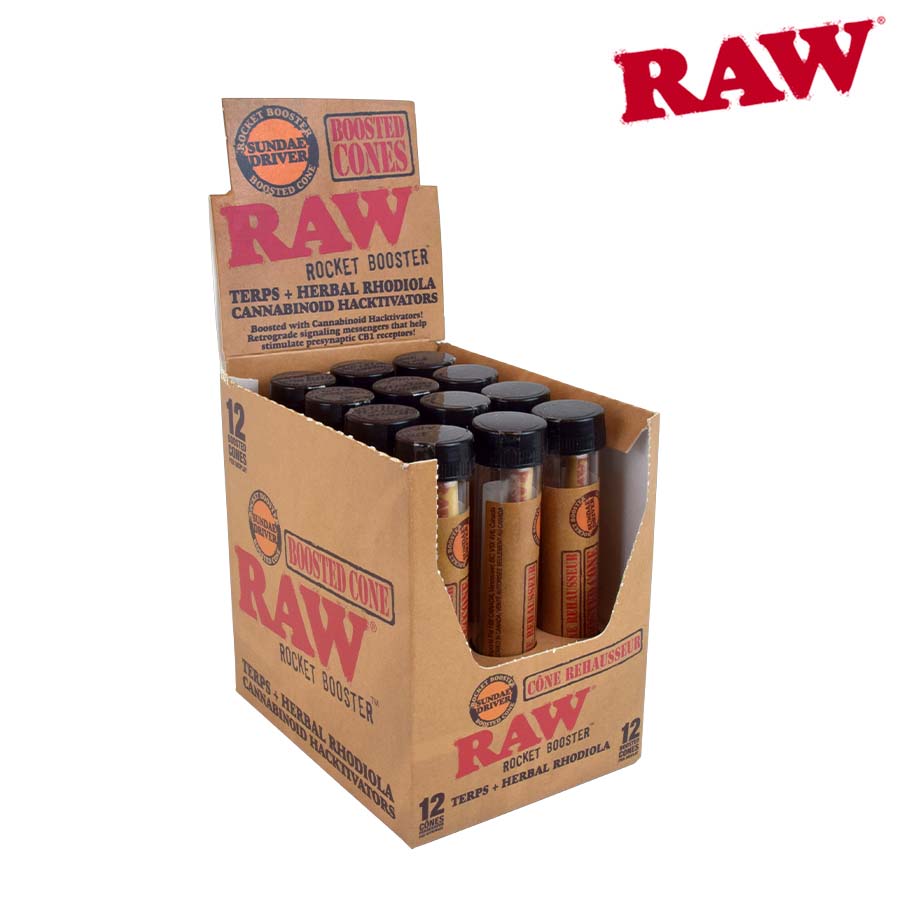Rolling Cone Raw Rocket Booster Cones Sundae Driver Box of 12