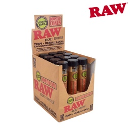 [cone27b] Rolling Cone Raw Rocket Booster Cones Lemon Jack Box of 12