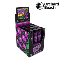 [cone30b] Rolling Cone Raw Orchard Beach Terpene Infused Grape Tree Box of 12