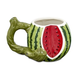 [fct080] Ceramic Roast and Toast Watermelon Mug Pipe