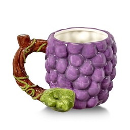 [fct084] Ceramic Roast and Toast Grape Mug Pipe
